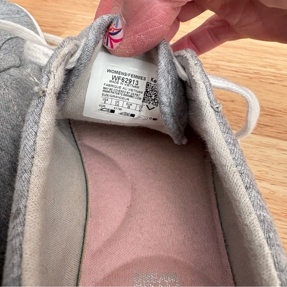 Ladies, gray, keds, 6, casual, school, teacher, Dream memory form, comfy, shoes. - Picture 10 of 11